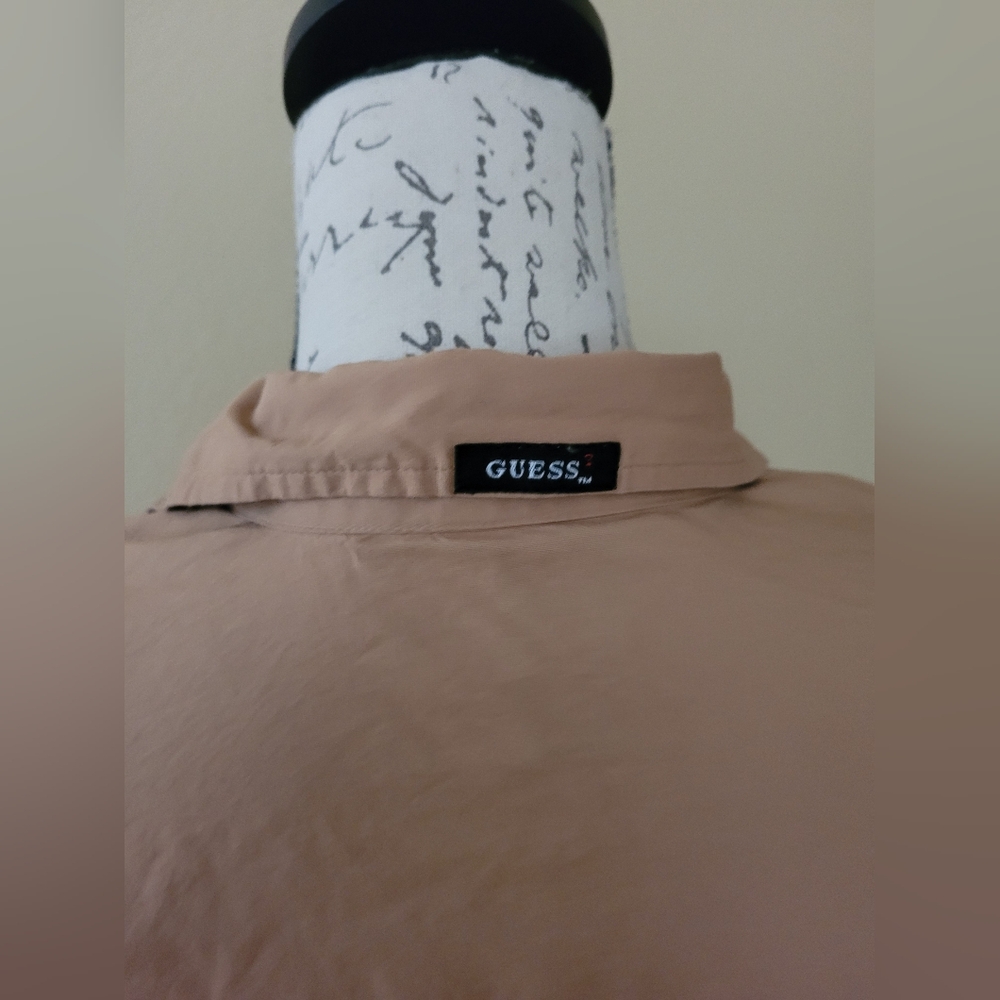 Guess Brown Button Down Blouse - image 2